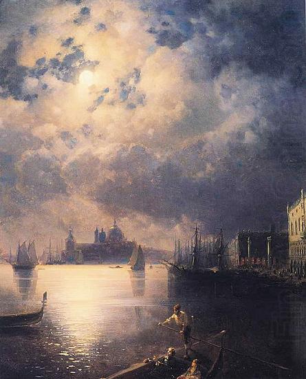 Byron in Venice, Ivan Aivazovsky
